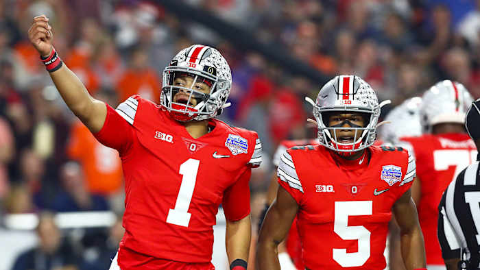 Ohio State QB Justin FIelds